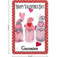thumbnail image 2 of Letreros de metal retro "Feliz Día de San Valentín, gnomos lindos con corazón", placa de metal de 12 x 8 pulgadas, 2 of 4