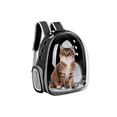 thumbnail image 1 of Mochila Back Pack Transportadora Gato Perro Mascota Pequeña negro, 1 of 5