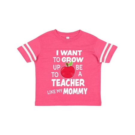 

Inktastic I Want To Grow Up To Be a Teacher Like My Mommy Gift Toddler Boy or Toddler Girl T-Shirt