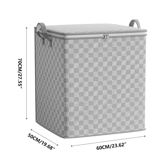 Storage Bags for Clothes,Checkerboard Clothes Storage Bag Quilt Clothes Storage Bag Clothes Storage Bag Moving and Organizing Large Capacity Storage Bag,Clothing Storage Bags