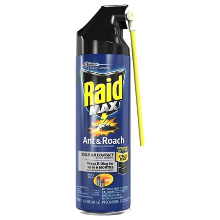 {AER} Raid Max Ant and Roach Spray 14.5 OZ (Pack of 3)