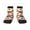 3 Black, variant on Fruit Apples Pattern Quarter Crew Socks,Toe Seamed Ankle Socks,Cotton Cushioned Breathable Athletic Crew Sports Socks