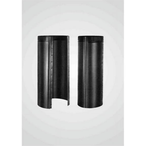 Lindemann 350707 7 x 24 Inch Black Pipe with Snap Lock