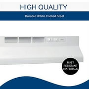 Broan 30W in. Ventless Under Cabinet Range Hood, White
