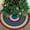 Colourful, variant on Funny Dachshund Weiner Dog Christmas Tree Skirt Gorgeous for Xmas Party Ornaments Holiday Decoration Accessory 30"