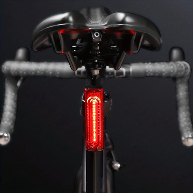 QJUHUNG Bike Tail Light Rechargeable LED Light Bicycle Front And Rear Lights Suitable For Mountain Bike And Regular Bike