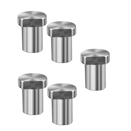 

5Pcs Stainless Steel Workbench Peg Brake Stops Clamp 20mm Woodworking Table Limit Block Workbench Workshop Tools