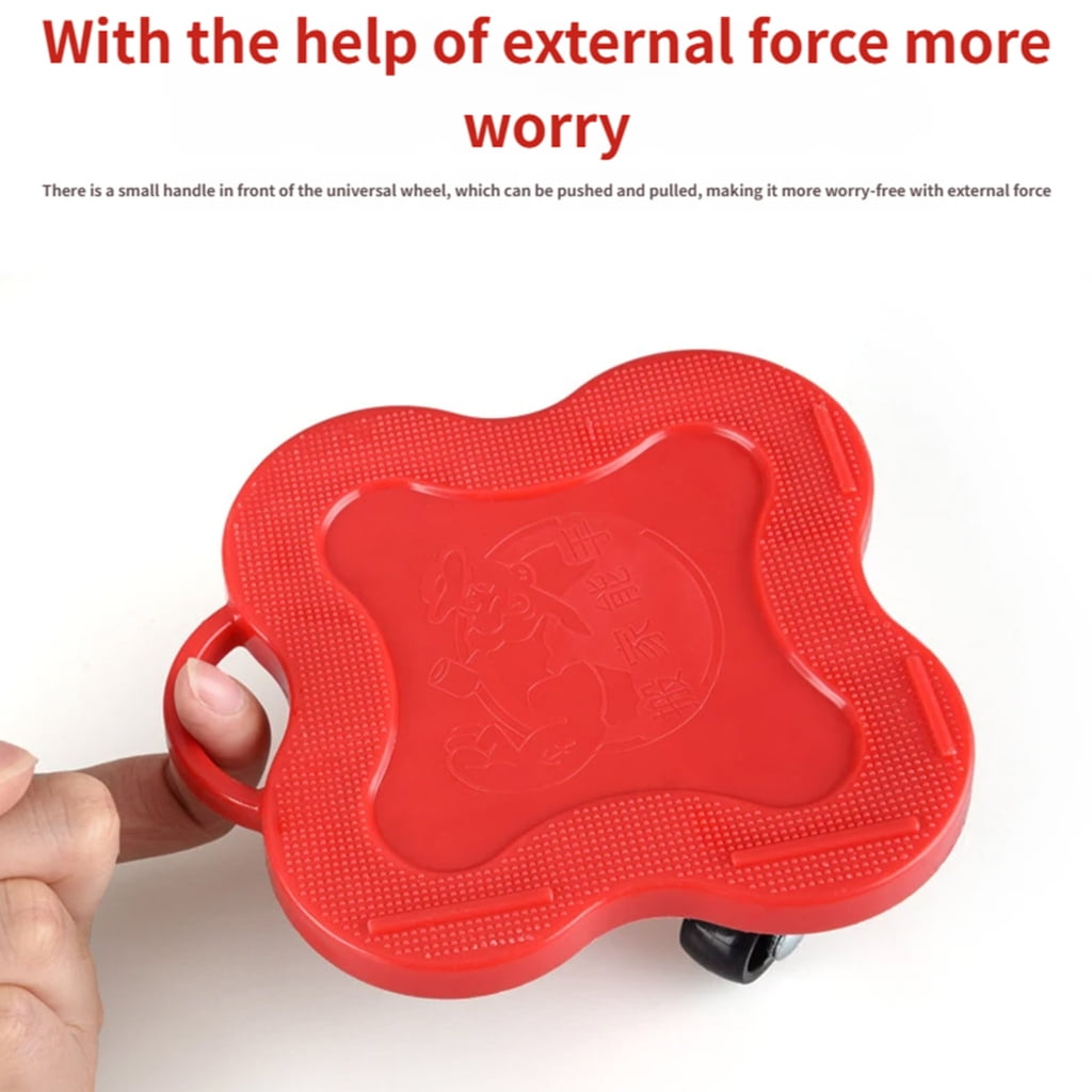 Good Quality Plastic Wheel Sliders Set for Smooth Rotating and Easy Furniture Moving on All Types of Flooring Surfaces