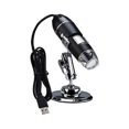 thumbnail image 1 of Microscopio digital USB, boroscopio de aumento portátil 0X-1000X, microscopio digital de 8 LED con soporte de metal, adecuado para Windows 7/8/10 Mac, 1 of 5