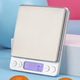 thumbnail image 5 of Báscula para alimentos de 500g y 0,01g, báscula de cocina de alta precisión, báscula de bolsillo multifuncional de acero inoxidable con pantalla LCD retroiluminada, 5 of 5