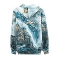 thumbnail image 4 of Suhoaziia Zip Up Hoodies for Women Trendy Aesthetic Novelty Marble Graphic Print Sweatshirts Jacket Autumn Lightweight Thin Preppy Wear with Pocket Size L, 4 of 6
