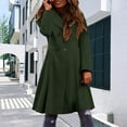 thumbnail image 2 of Winter Long Blend Overcoat Thickened Plus Size Double Trench Jacket With Belt For Cold Weather Fashion Outerwear winter clothing for women, 2 of 8
