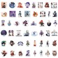 thumbnail image 4 of Pegatinas de impacto Genshin para ordenador portátil, 50 piezas, grafiti, equipaje, monopatín, guitarra, Morax, Eula, Klee, 4 of 4