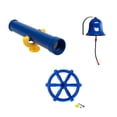 thumbnail image 3 of Accesorios para parques infantiles, accesorios para columpios de exterior para la jungla. Azul, 3 of 9