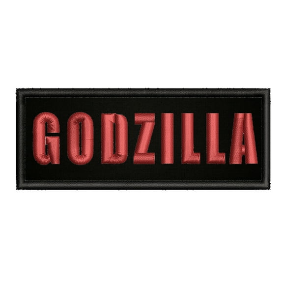 Godzilla Horror Movies 4" W x 1.5" T Iron/Sew On Decorative Patch
