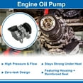 thumbnail image 3 of Unique Bargains No.55487858/55509127/55573786/646137/646199 Engine Oil Pump for Vauxhall for Astra 2014-2024 Pressure Pump, 3 of 7