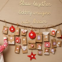 GOOHOCHY  6 PCS Diy Wood Letter Sign Embellishments Words Unfinished Cutouts Wedding Signs