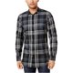 thumbnail image 1 of Calvin Klein Highland Plaid - Camisa con botones para hombre, color negro, mediano, 1 of 2