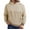 Khaki(mens jackets), variant on GuangCheng Men's Quilted Panel Hooded Sweatshirts,Pullover,Casual,Daily Wear Warm Soft Coats,Black,L