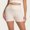 Beige, variant on Women Yoga Shorts, Polyamide Slim Fit Elastic Waist Stretch Workout Shorts for Daily Wear