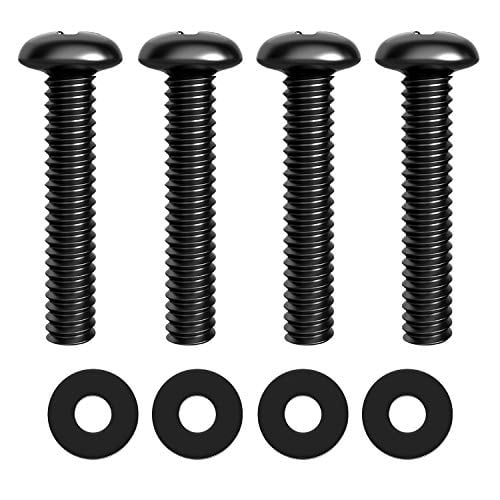 Adiyer M8 Screws for Samsung TV Wall Mount 304 Stainless Steel M8 x 45mm TV Mounting Bolts Screws for Samsung TV with 25mm Long Spacers 