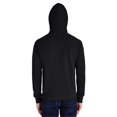 thumbnail image 3 of Hanes Chandail à Capuchon en Molleton Teint en Pièce ComfortWash pour Hommes Grande Taille, m, Noir, 3 of 3