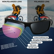 PUKCLAR Polarized Sports Sunglasses for Men And Women