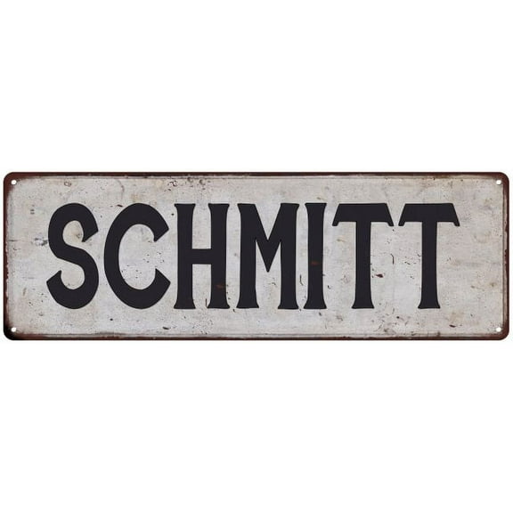 SCHMITT Vintage Look Rustic Chic Metal Sign 8x24 108240036808