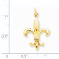 thumbnail image 2 of 14K Yellow Gold Fleur de Lis Charm, 2 of 2