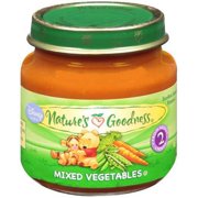Nature's Goodness: Mixed Vegetables Baby Food, 4 Oz