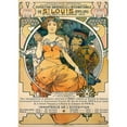 thumbnail image 3 of Mucha, Alphonse 14x18 Black Modern Framed Museum Art Print Titled - 1904 St. Louis Worlds Fair Poster, 3 of 5