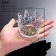 thumbnail image 3 of Molde para decoración de uñas, plato Dappen 2 en 1, plato de vidrio para polvo líquido acrílico para uñas, cuenco de cristal para uñas/taza de vidrio para uñas/portalápices para uñas Jormftte WMXL-58, 3 of 7
