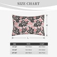 thumbnail image 4 of Balery Black Snake Bedding Queen Pillow Cases - Envelope Closure - Soft Brushed Microfiber Fabric - Shrinkage and Fade Resistant Pillow Cases-14"x20", 4 of 6