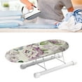 thumbnail image 6 of Lilixerw Foldable Mini Ironing Board,Compact Tabletop Design for Sleeves Collars,Ideal for Travel Dorm Home Supplies,10.2Inch Ironing Board,White, 6 of 6