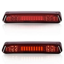 PIT66 3rd Light Cab Roof Center Mount Brake Tail Cargo Lamp Fit for 2004-2008 Ford F150/Lobo Rear LED Bar Type I High Mount Stop Light