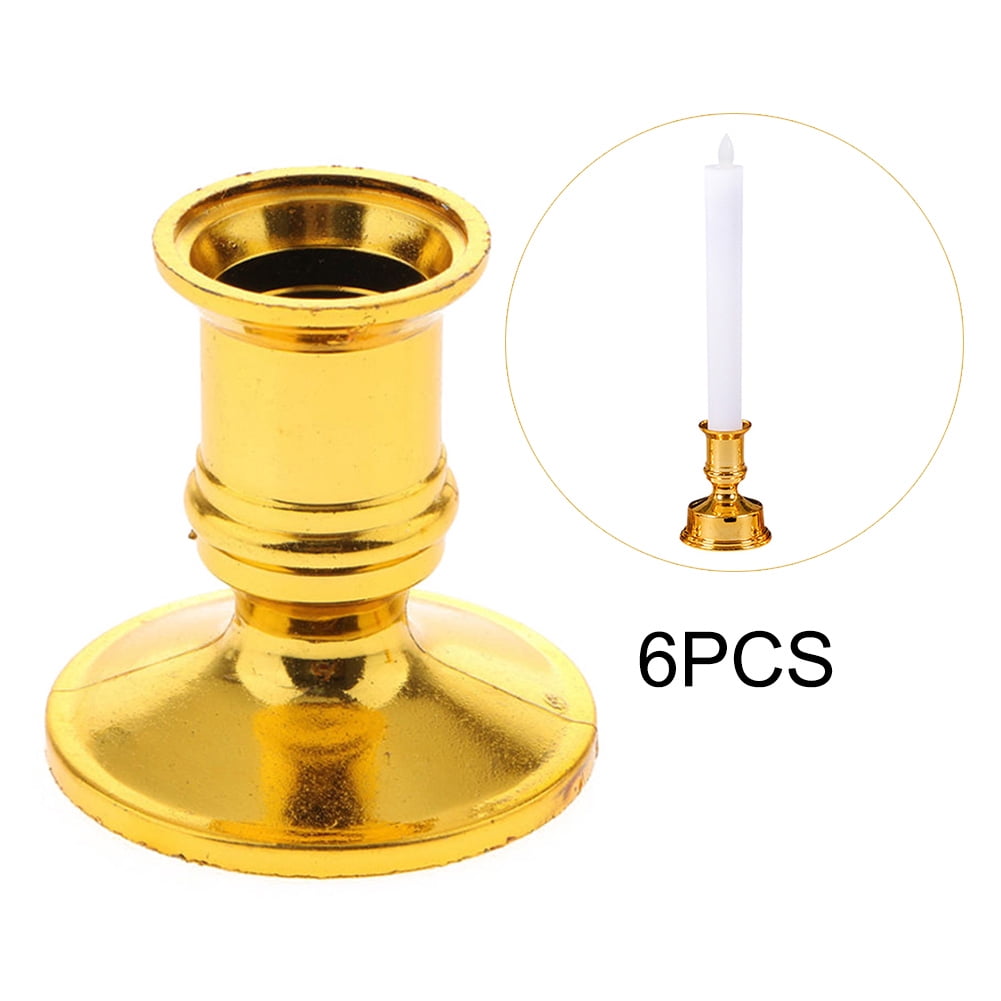 6 Pcs Taper Candle Holders Candlestick Wall Candle Holder Home Decor