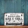 thumbnail image 6 of 8x12 Inches Vintage Metal Sign, Backyard Bar & Grill, Rustic BBQ Decor Weatherproof, Perfect For Outdoor Spaces, Patios, Or BBQ Areas, Barbecue Decor, BBQ Party Sign, Outdoor Cooking Art, 6 of 10