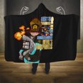thumbnail image 2 of Shinra Kusakabe Fire Force Hooded Blanket Anime Style Ts04, 2 of 5