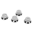 thumbnail image 2 of Electric Bass Volume Control Knob, 4Pcs Strong Easy To Install Guitar Control Knob Plastic Decorative Lightweight  For DIY Gold,Silver, 2 of 8