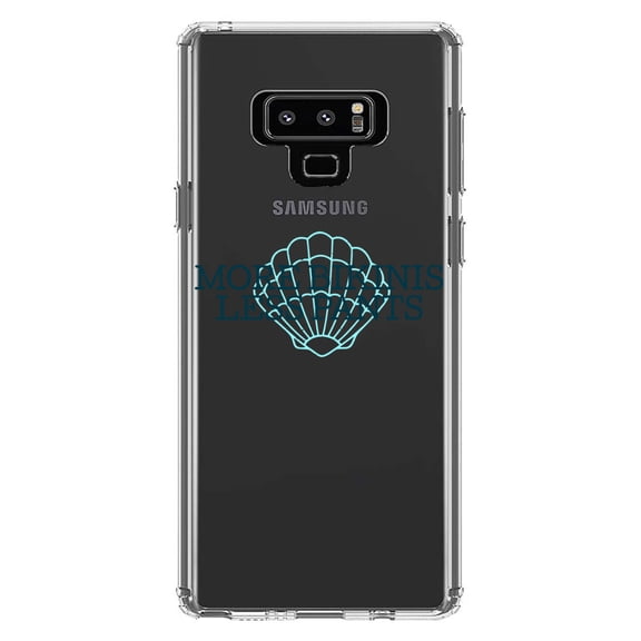 DistinctInk Clear Shockproof Hybrid Case for Samsung Galaxy Note 9 - TPU Bumper Acrylic Back Tempered Glass Screen Protector - More Bikinis Less Pants