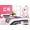 Hot Pink Black, variant on 6-Piece Twin Comforter Set Zebra Soft, Reversible Bedding with Sheets, Pillowcase & Decorative Pillow