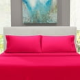 thumbnail image 7 of Clara Clark Full Size Bed Sheets Set - Deep Pocket 4 Piece - 1800 Hotel Luxury Soft Double Brushed Microfiber, Hot Pink, 7 of 7