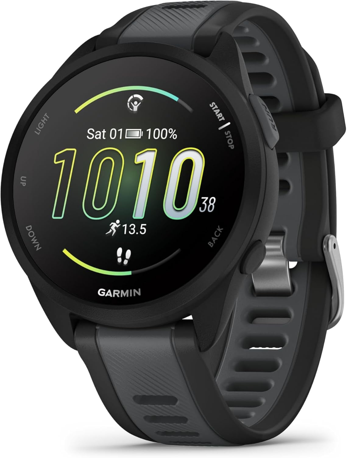 Restored Garmin Forerunner 165 Music Smartwatch, AMOLED, Training & Recovery, Black (Refurbished)