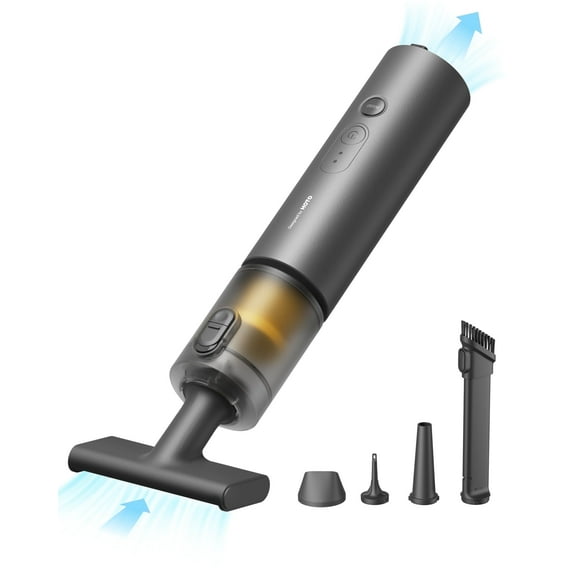 HOTO Handheld Car Vacuum Cleaner Cordless, 4-in-1 Portable Mini Vacuum with 20000Pa Strong Suction, Electric Compressed Air Duster Blower for Car, Desk, Computer, Keyboard, Home, Office Cleaning