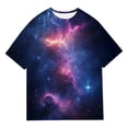 thumbnail image 4 of Kids' Graphic Print Short Sleeve T-Shirt Loose Fit Casual Top for Girls & Boys Comfortable Blend Tee, 4 of 4