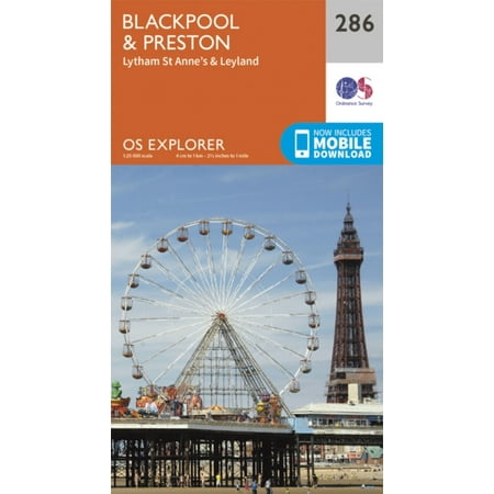 OS Explorer Map (286) Blackpool and Preston (Map)