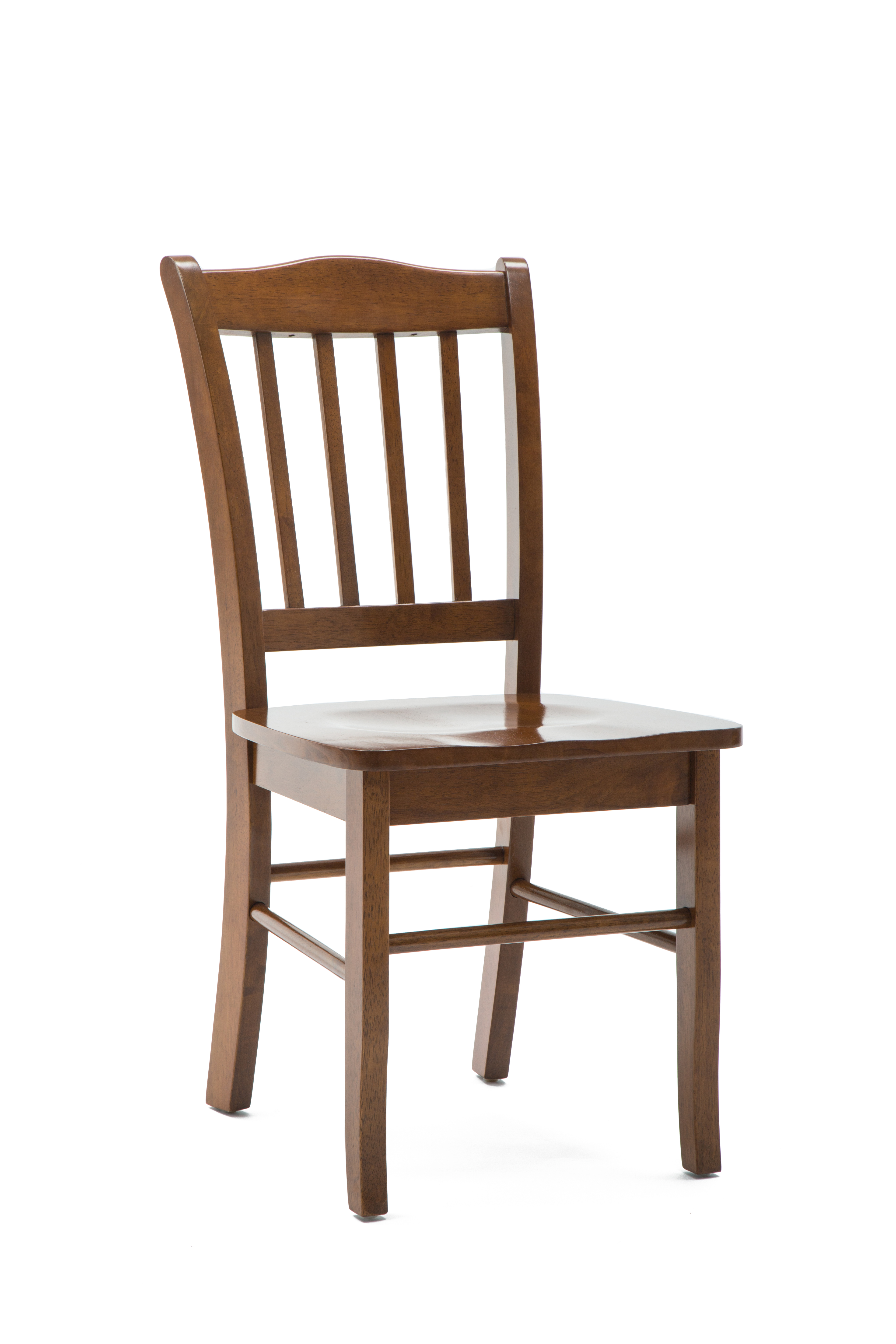 Boraam Shaker Wood Dining Chairs, Walnut Finish, Set of 2 photo 2