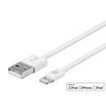 thumbnail image 2 of Monoprice Select Series - Câble Lightning - USB Mâle vers Lightning Mâle - 3 Pi - Blanc, 2 of 2