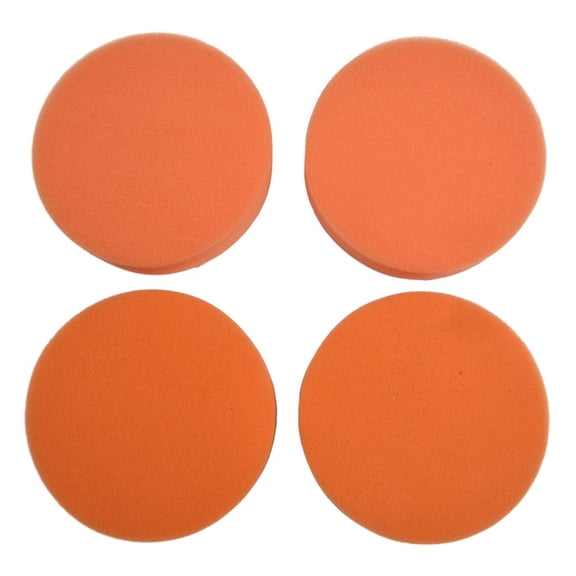 4Pcs 4Inch 100Mm Polishing Buffing Pad Flat Sponge Waxing Pads Cleaning Tools