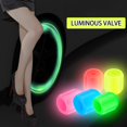 thumbnail image 2 of Fluorescent Tire Valve Caps,Glowing in The Dark Tire Caps Cover Tire Valve Caps Universal for Car, Truck, SUV, Motorcycles, Bike, Auto Decorative Accessories, 2 of 7